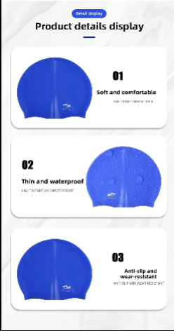 Touca de Natação Premium em Silicone