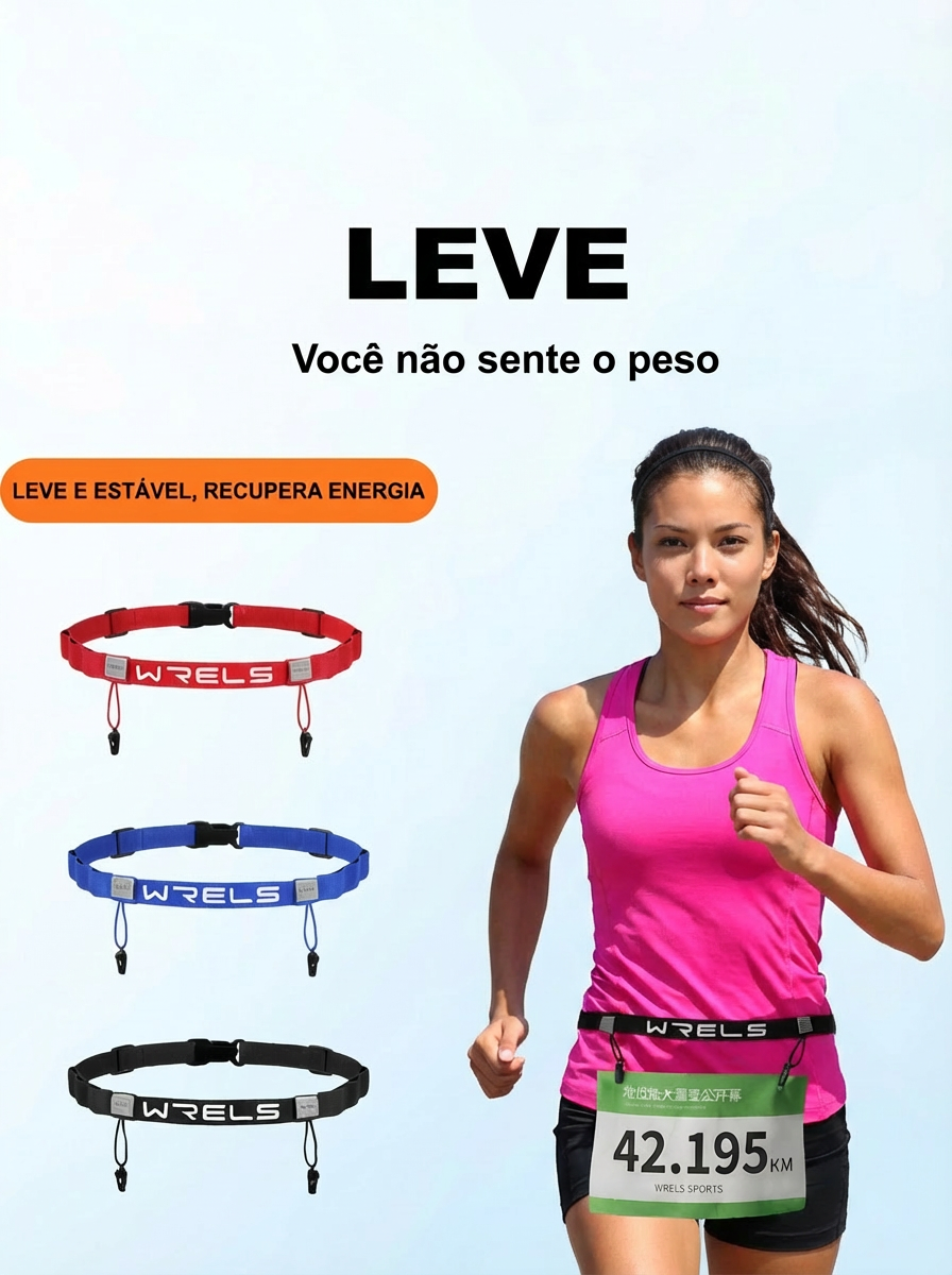 Cinto Porta-Número É Leve Race wrels
