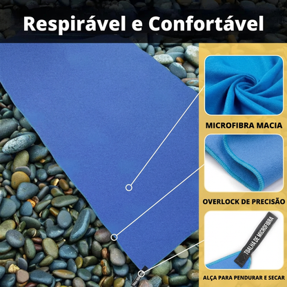 DryMove – Toalha Esportiva de Microfibra | Secagem Rápida