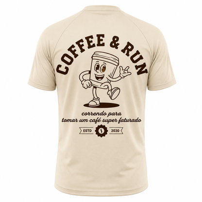 Camisa coffee & Run