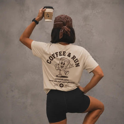 Camisa coffee & Run